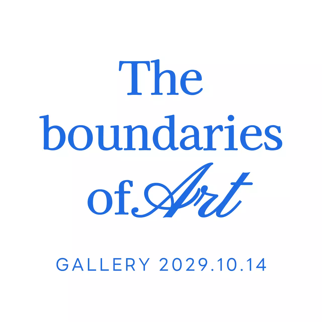 青 シンプル アート アイスカップ