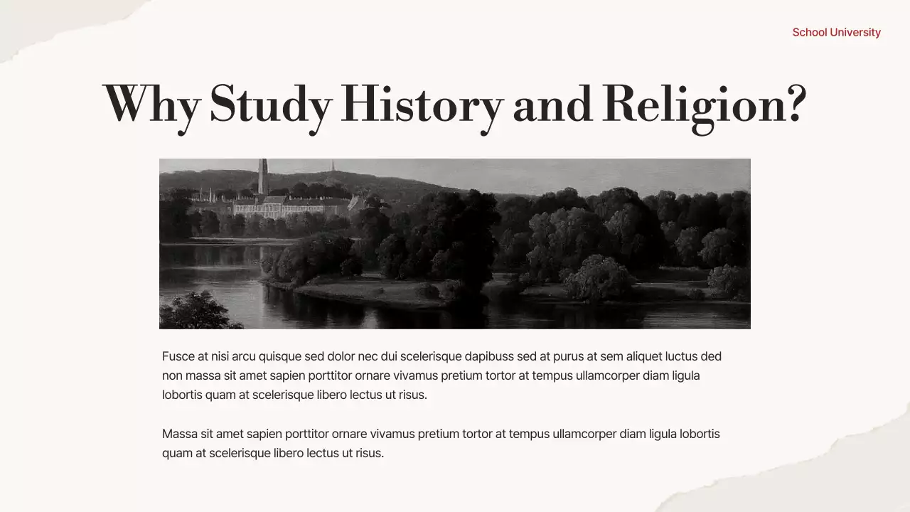 Red Classic History Course Presentation