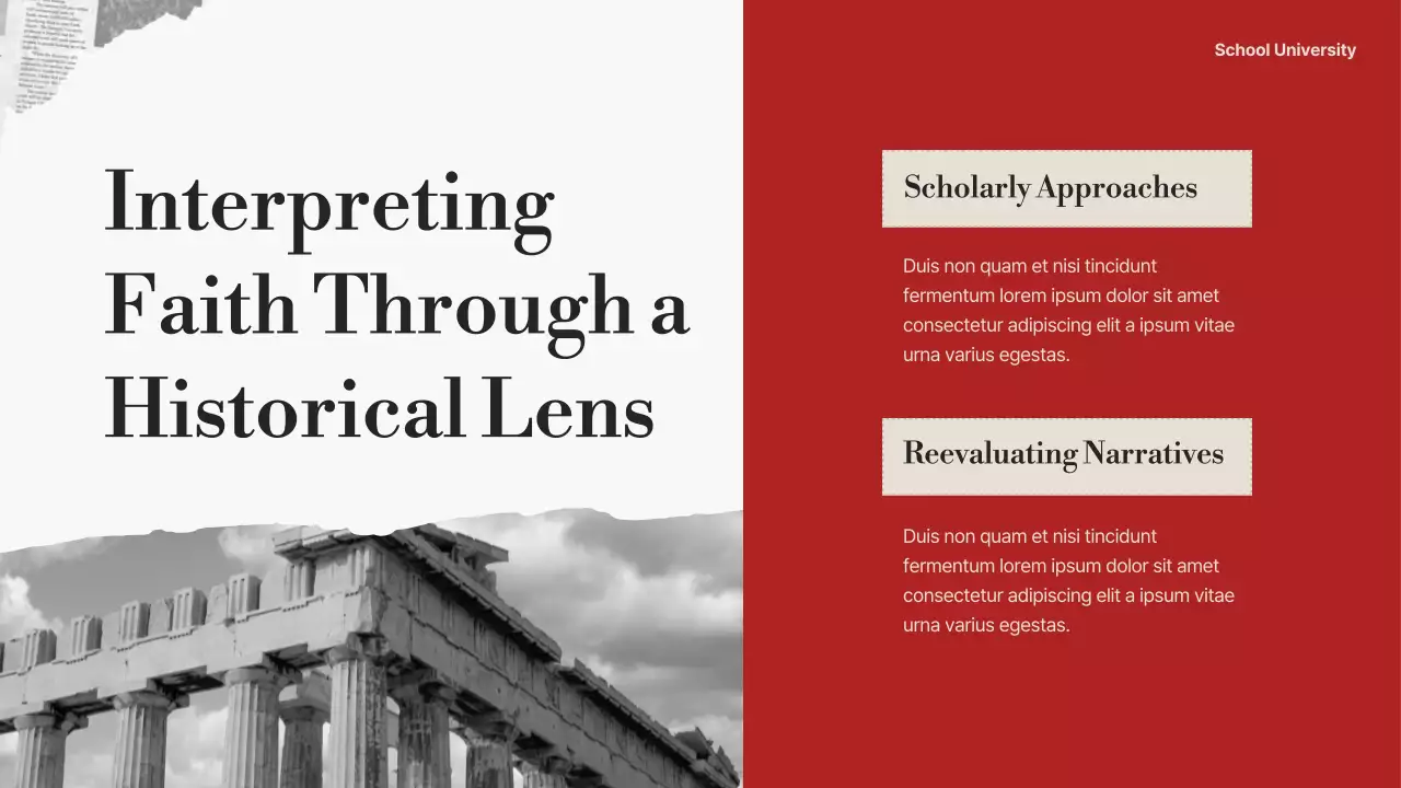 Red Classic History Course Presentation