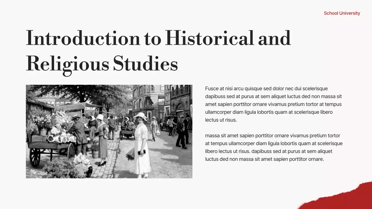 Red Classic History Course Presentation