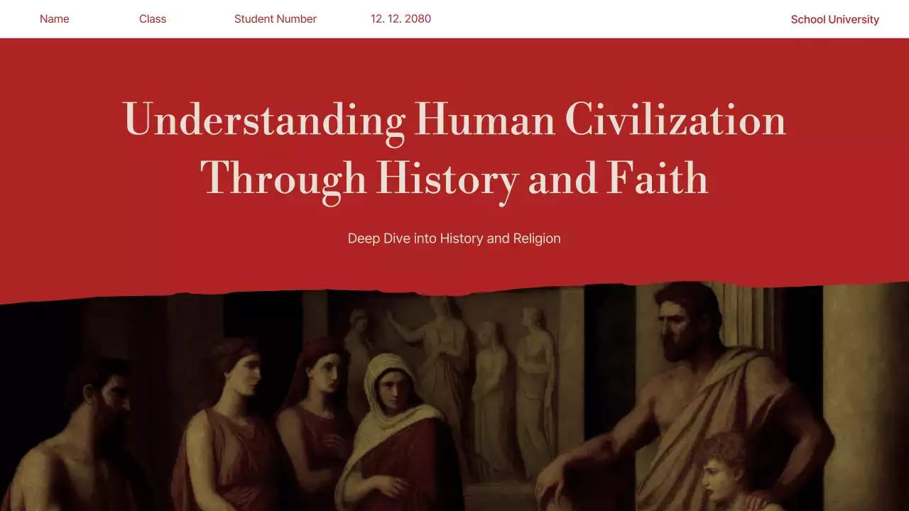 Red Classic History Course Presentation