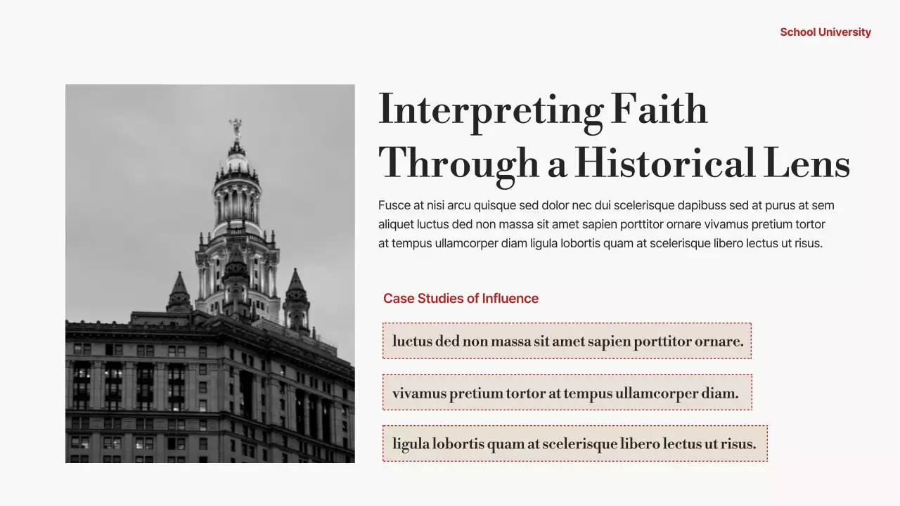 Red Classic History Course Presentation