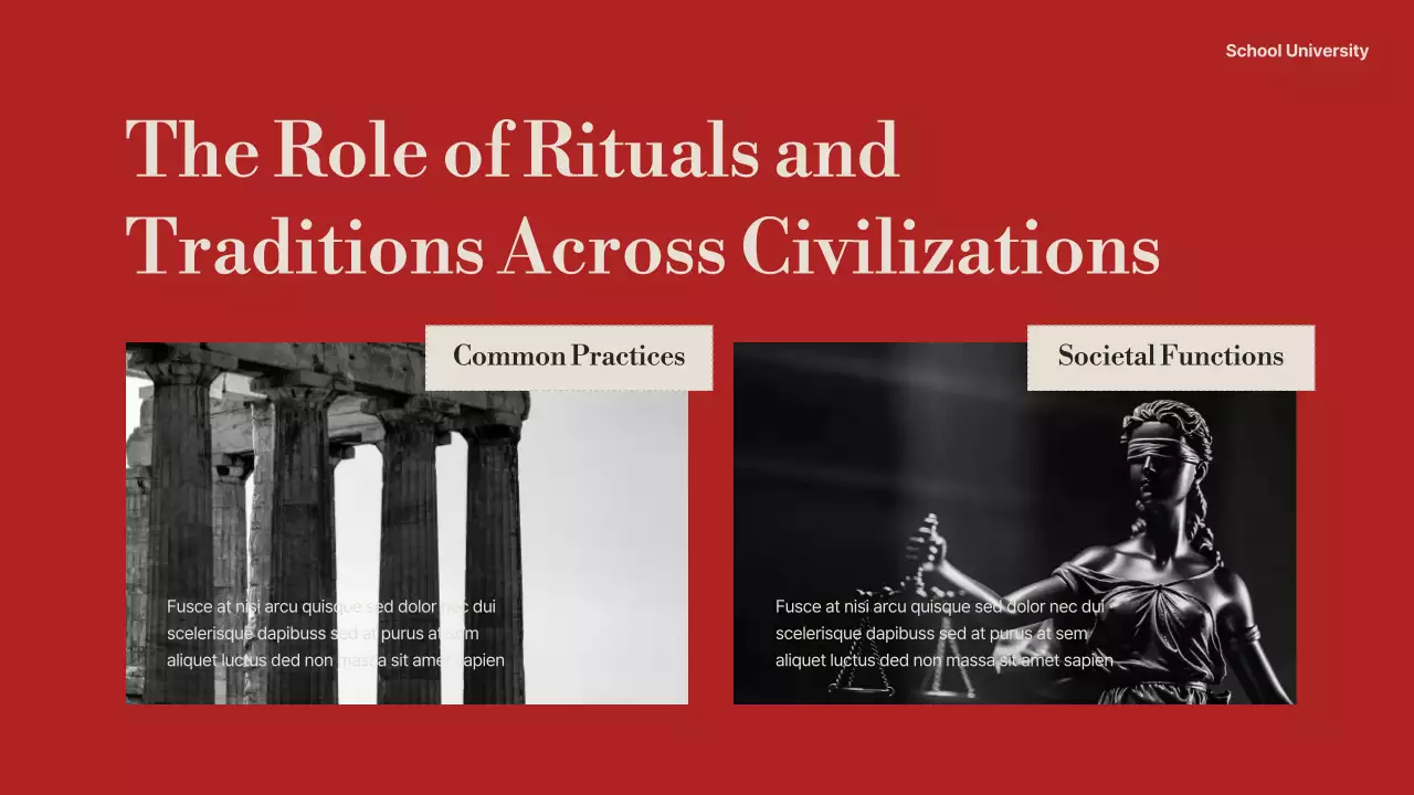 Red Classic History Course Presentation