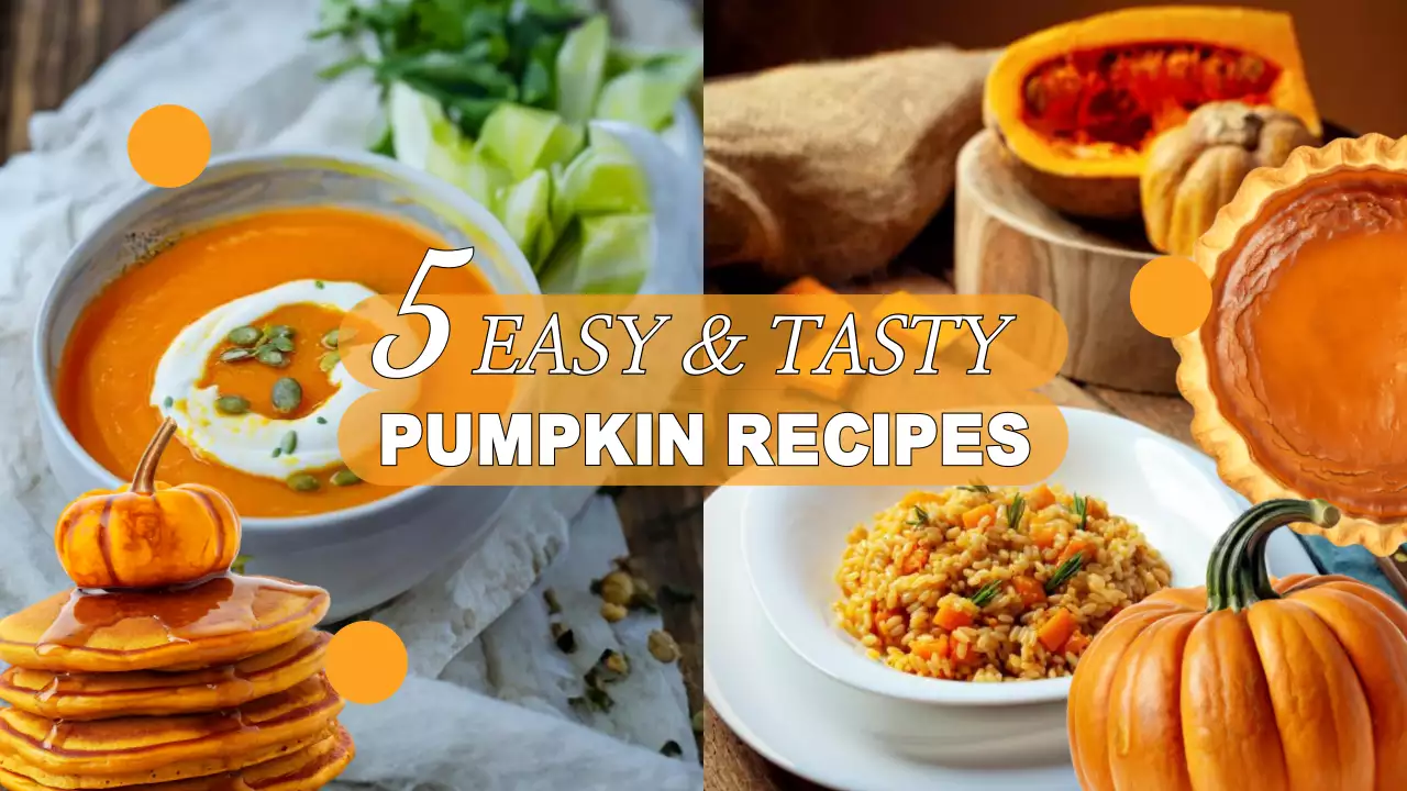 Orange Rustic Pumpkin Recipe Guide YouTube Thumbnail