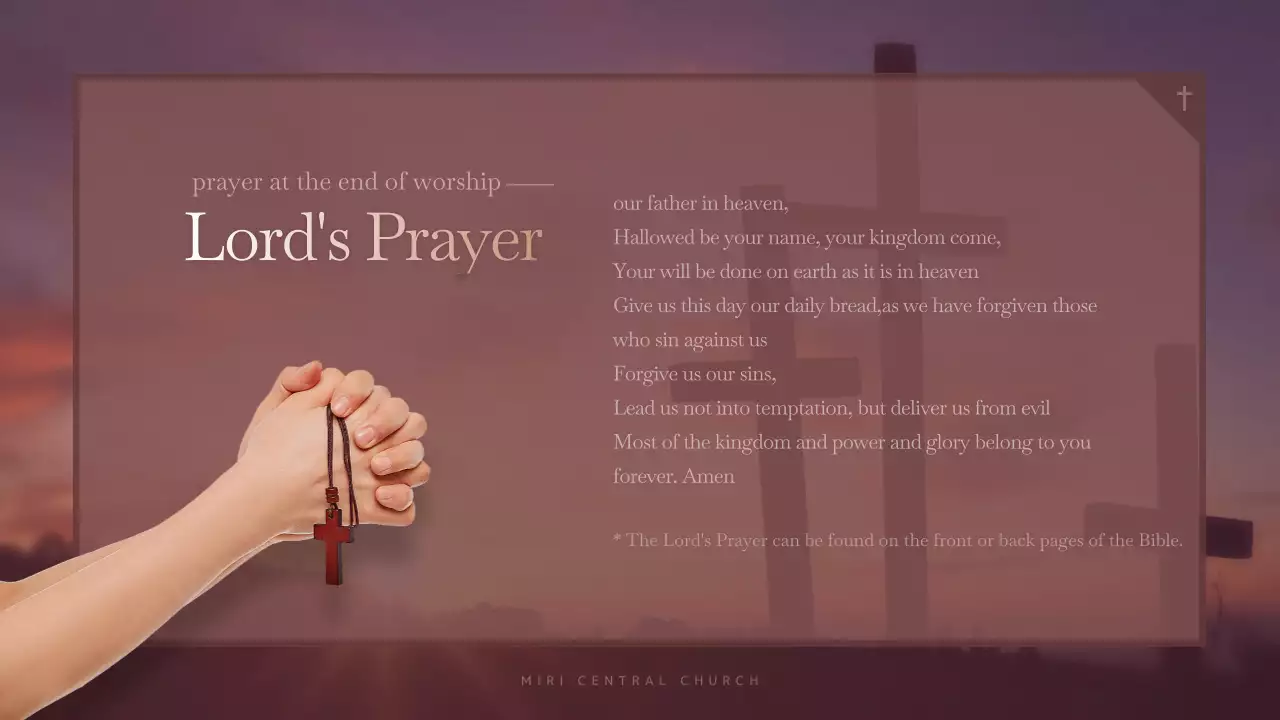 베이지 전통 교회 발표 프레젠테이션