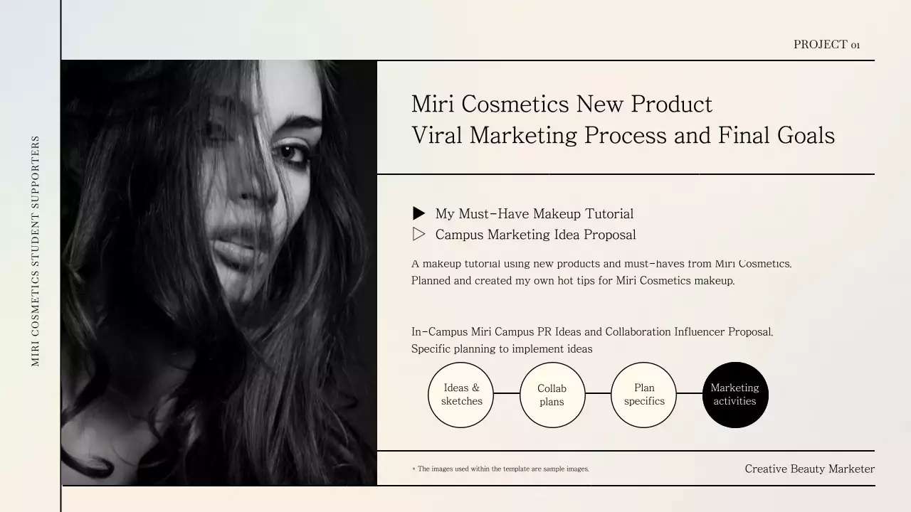 Pastel Minimal Beauty Portfolio Presentation