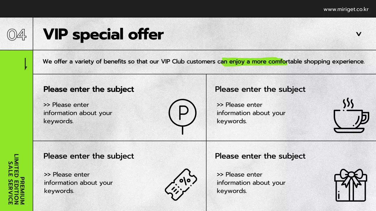 Grey Modern Vip Guide Presentation