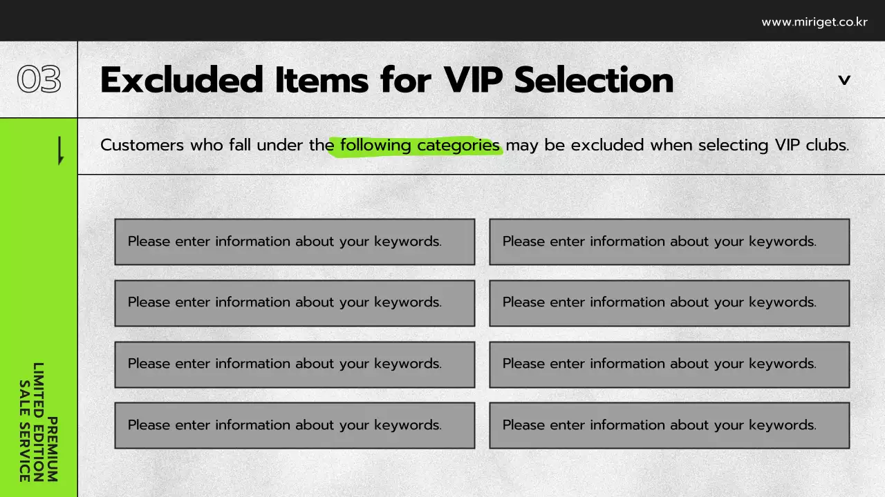 Grey Modern Vip Guide Presentation