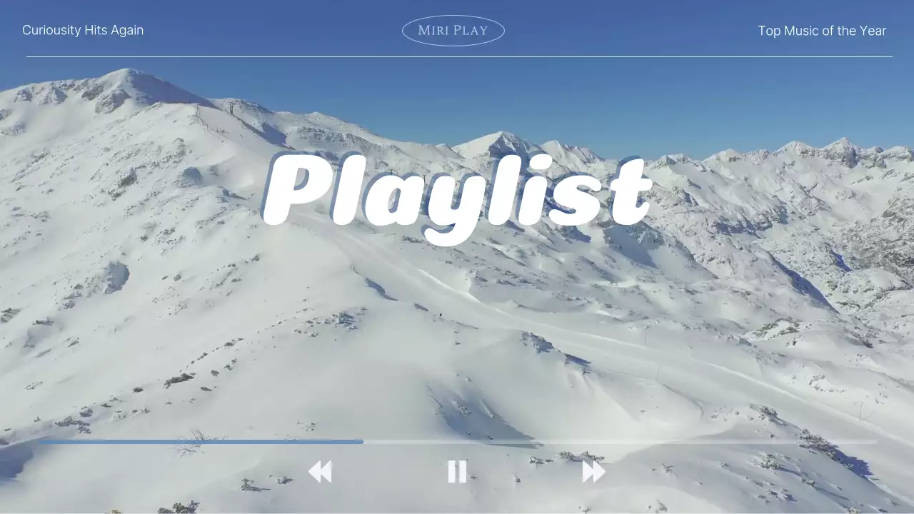 화이트 미니멀 뮤직 플레이리스트 유튜브 썸네일