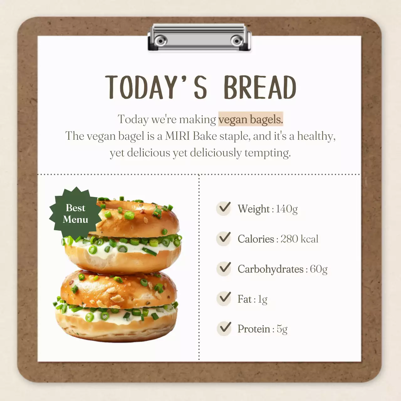 Beige Rustic Vegan Class Invitation Instagram Carousel