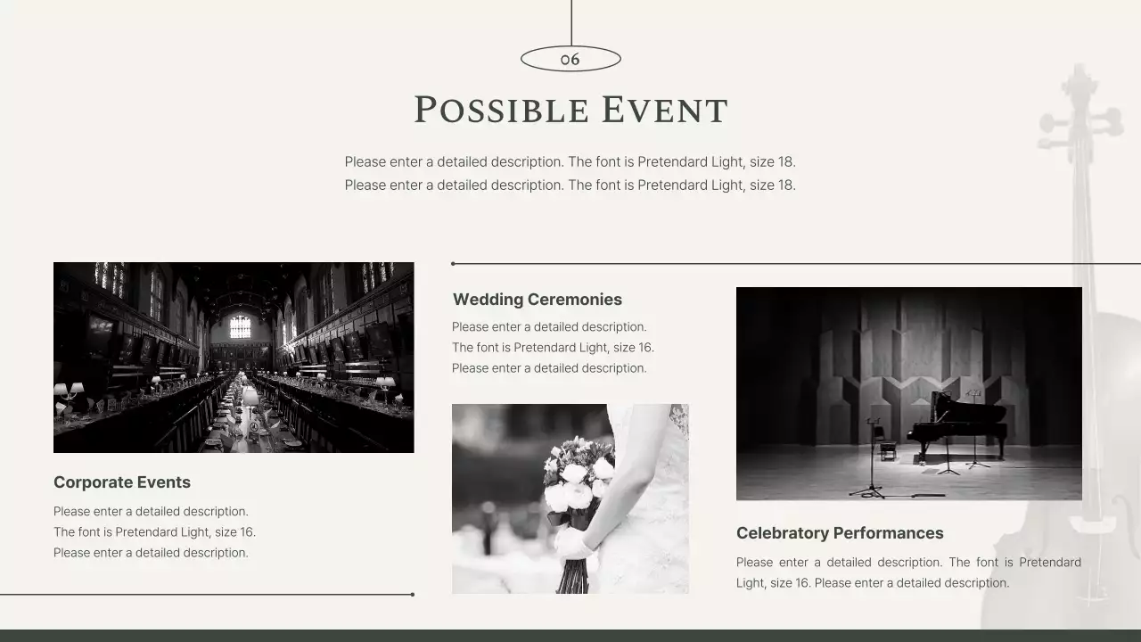 Green Elegant Music Portfolio Presentation