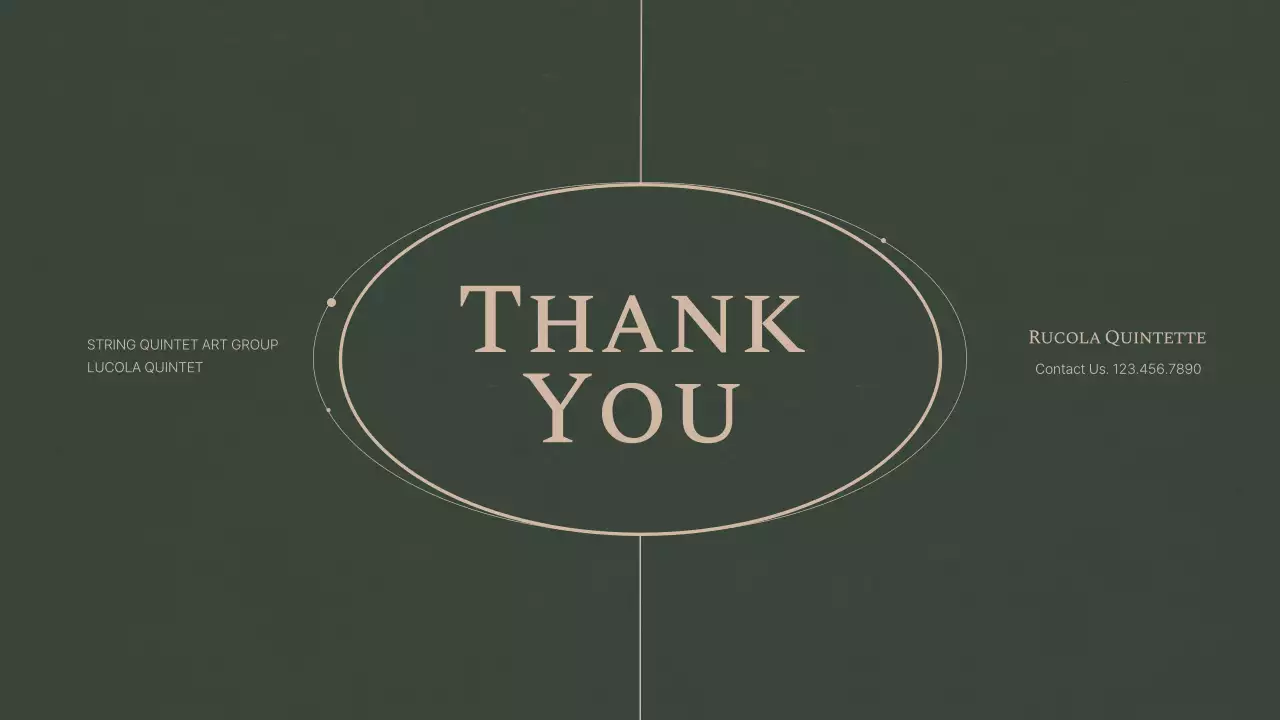 Green Elegant Music Portfolio Presentation