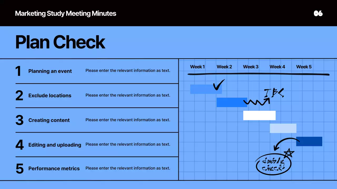 Blue Modern Marketing Minutes Document Presentation
