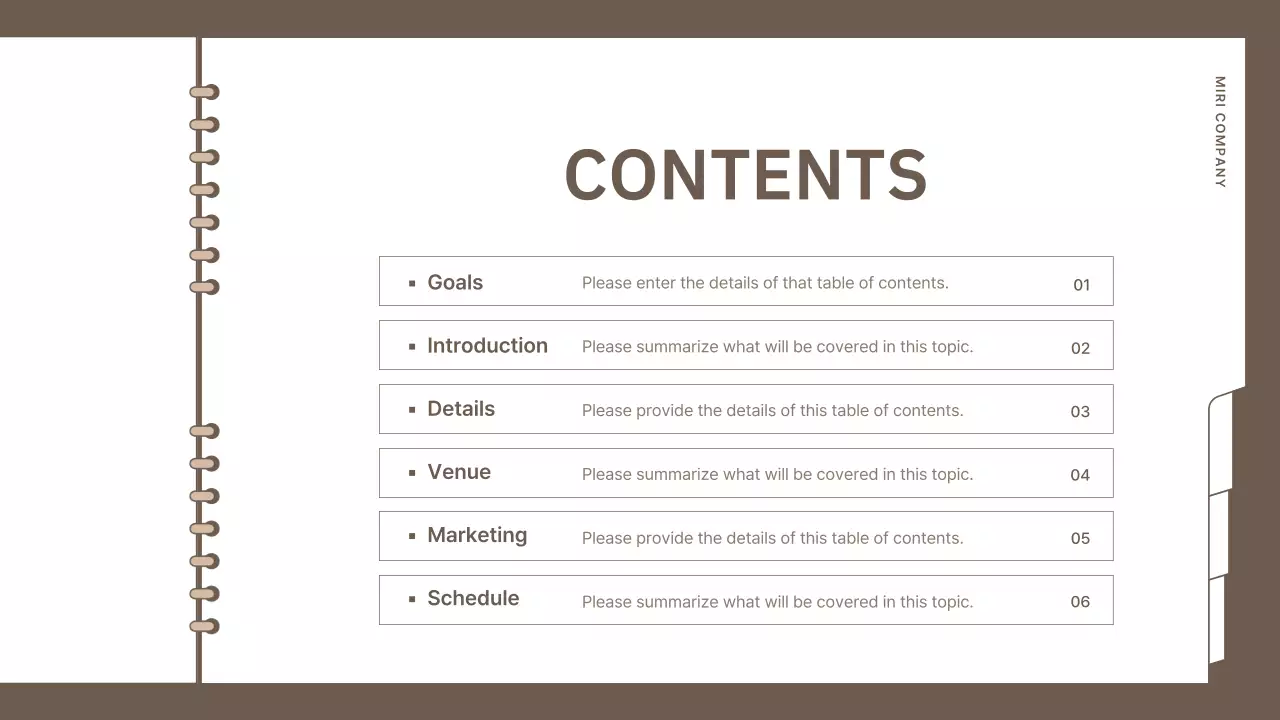 Trình bày tài liệu lập kế hoạch dự án tối giản màu nâu