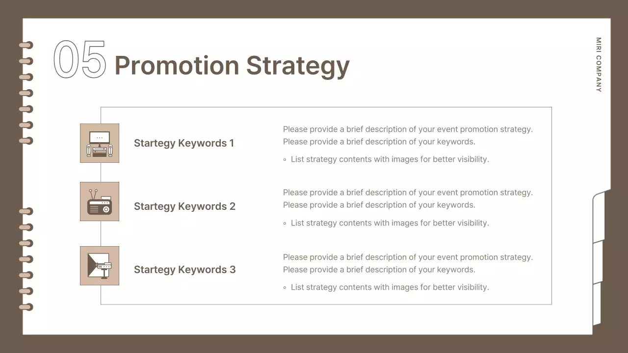 Trình bày tài liệu lập kế hoạch dự án tối giản màu nâu