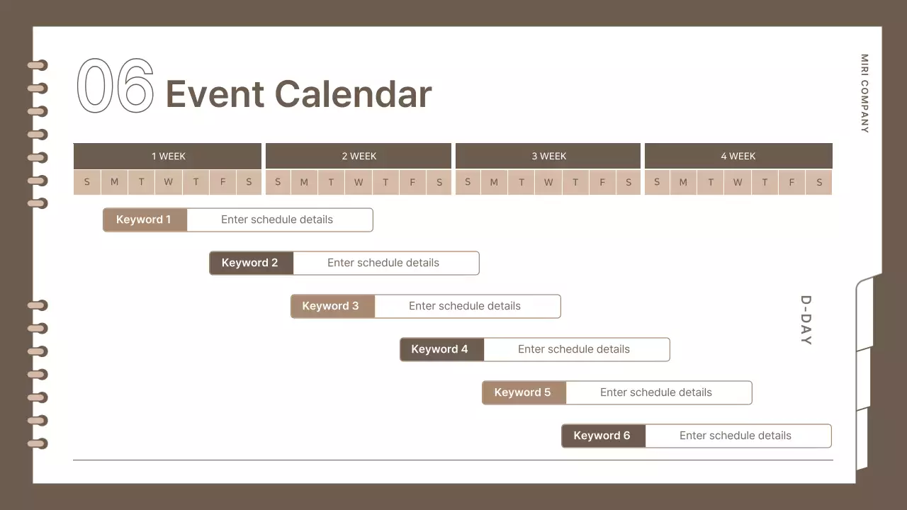 Trình bày tài liệu lập kế hoạch dự án tối giản màu nâu