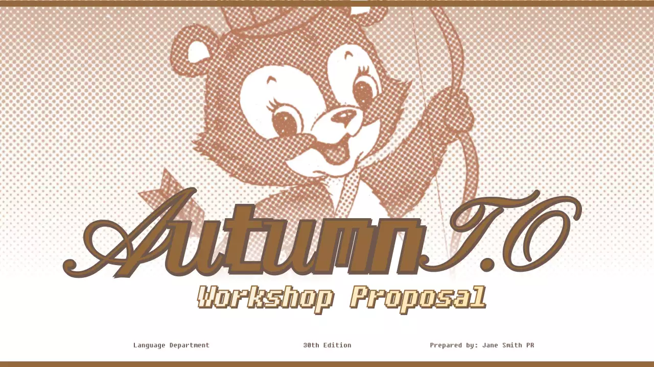 Brown Retro Workshop Proposal Presentation
