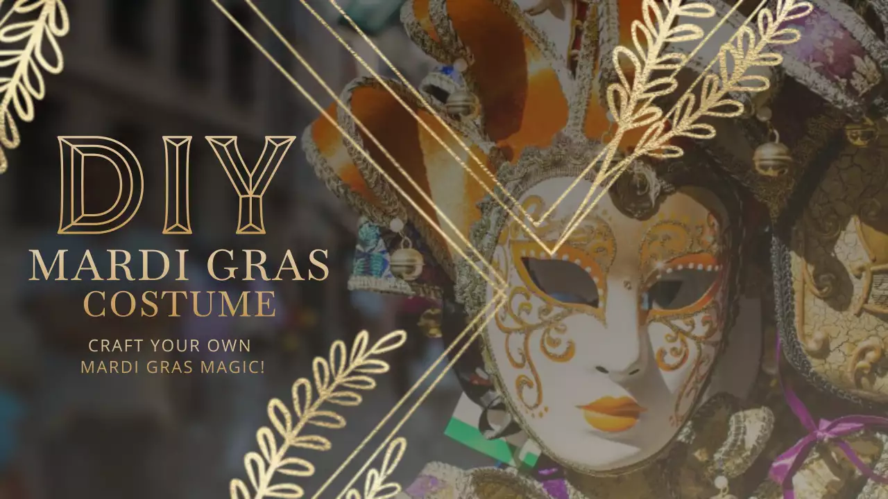 Gold Elegant Costume Guide YouTube Thumbnail