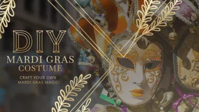 Gold Elegant Costume Guide YouTube Thumbnail