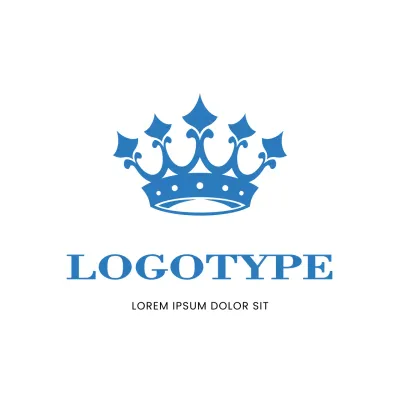 Blue Classic Design Logo