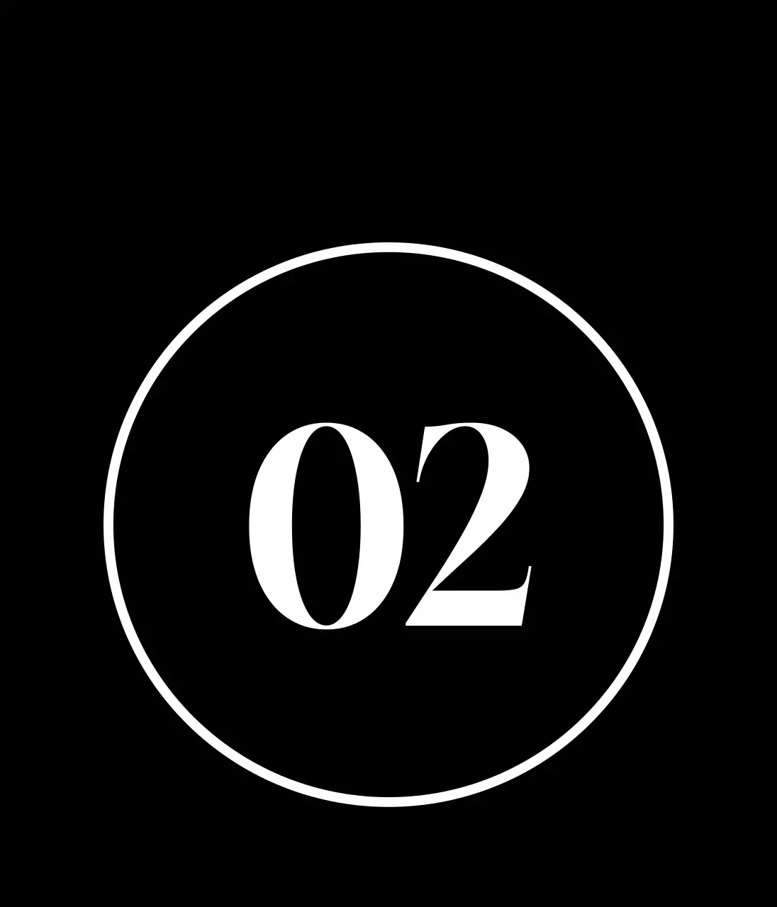 ブラックシンプルナンバー