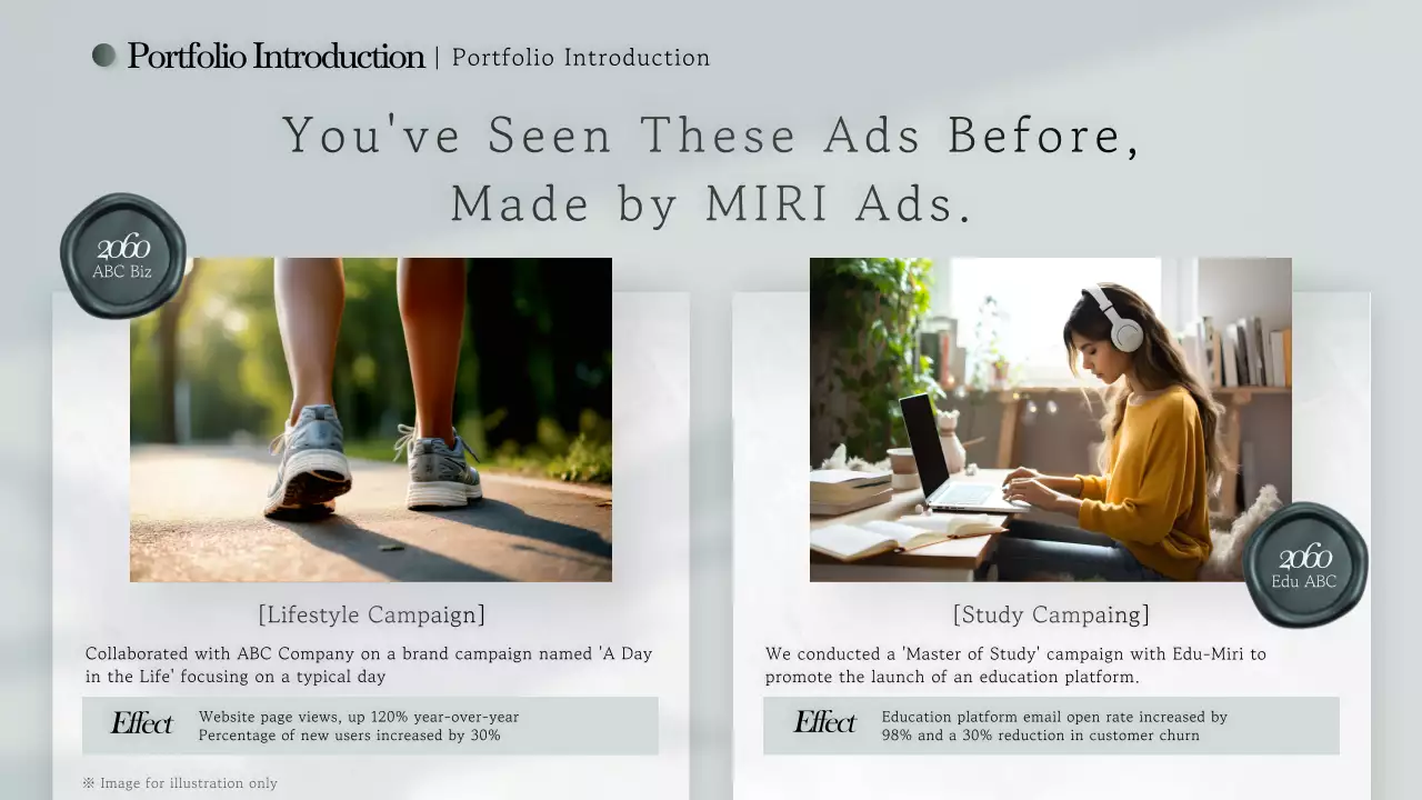 초록색과 흰색의 모던한 스토리텔링형 기업 소개서