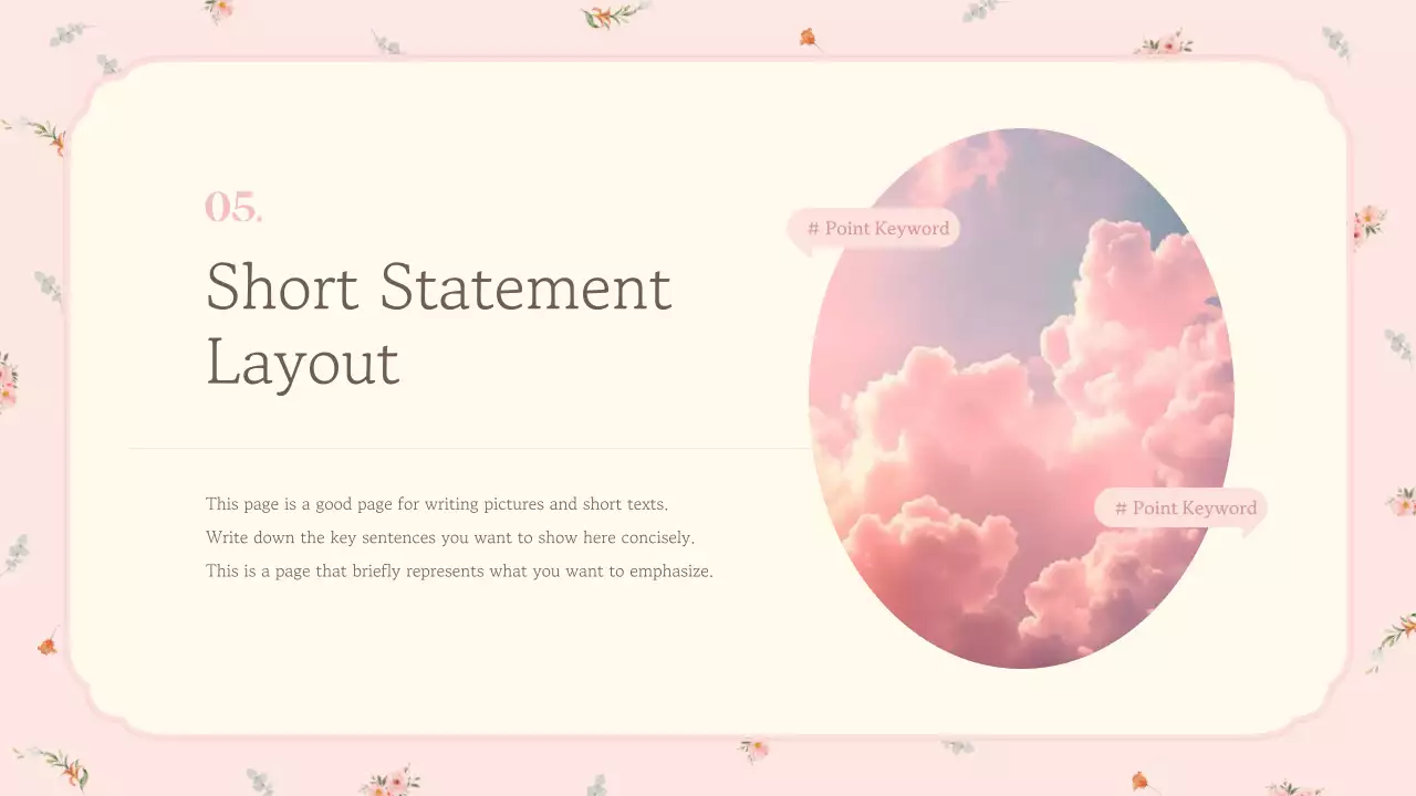 Pink Floral Wedding Presentation