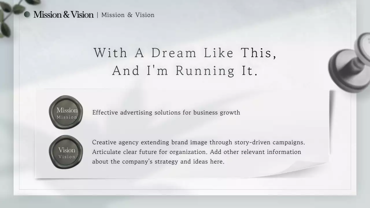 초록색과 흰색의 모던한 스토리텔링형 기업 소개서