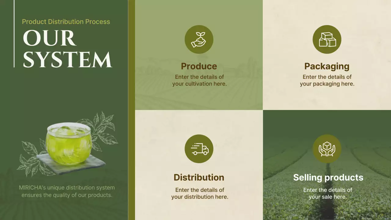 녹차 전통차 홍보 프레젠테이션