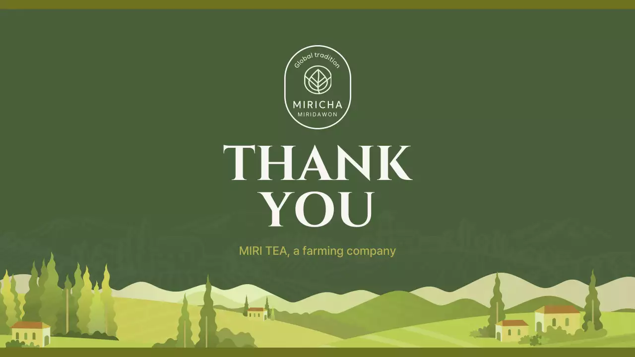 녹차 전통차 홍보 프레젠테이션