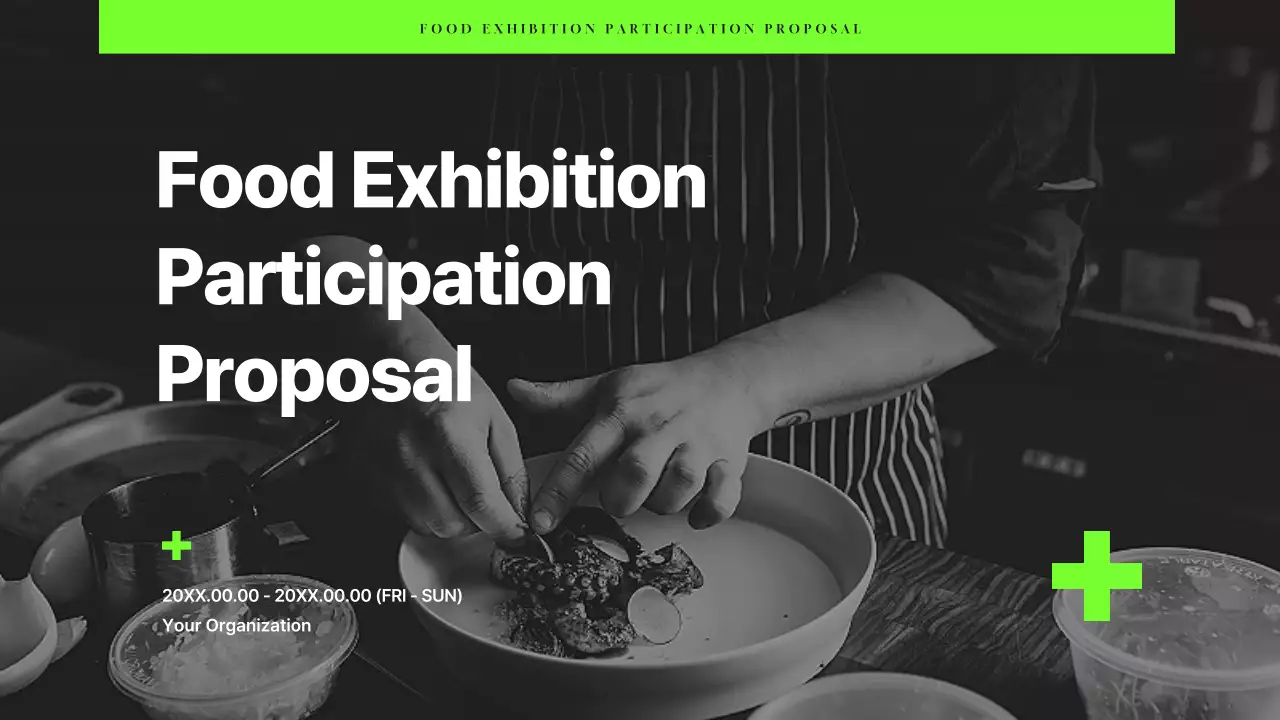 Green Modern Food Proposal Presentation