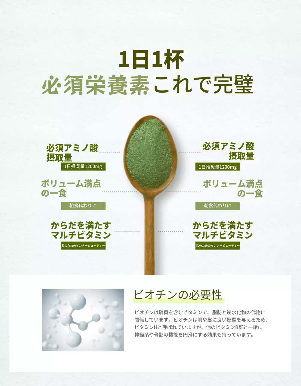 グリーンミールプロテインシェイク