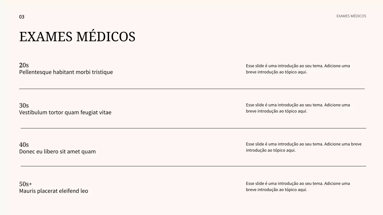 Apresentação da palestra sobre bem-estar moderno em tons de bege