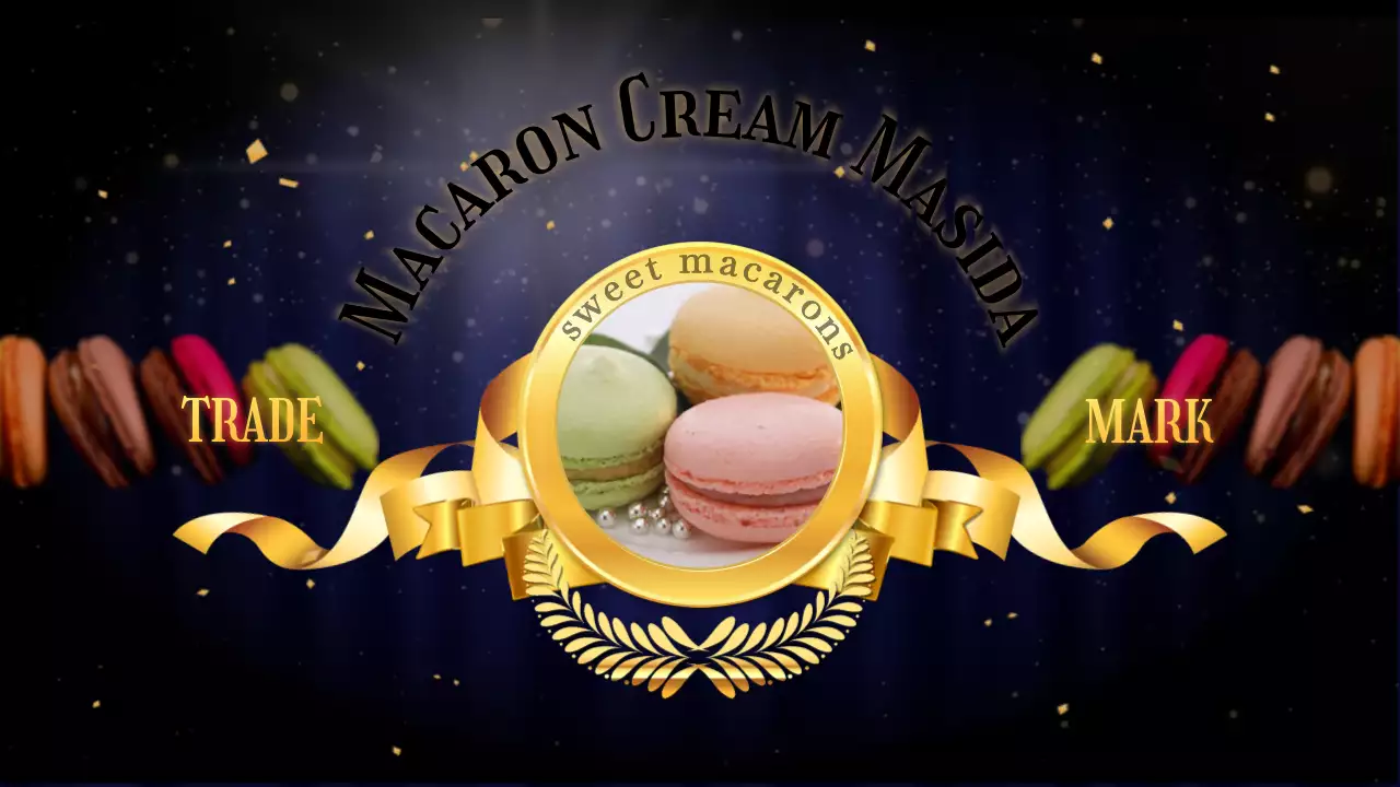 금색과 남색의 영화 오프닝 패러디한 마카롱 소개