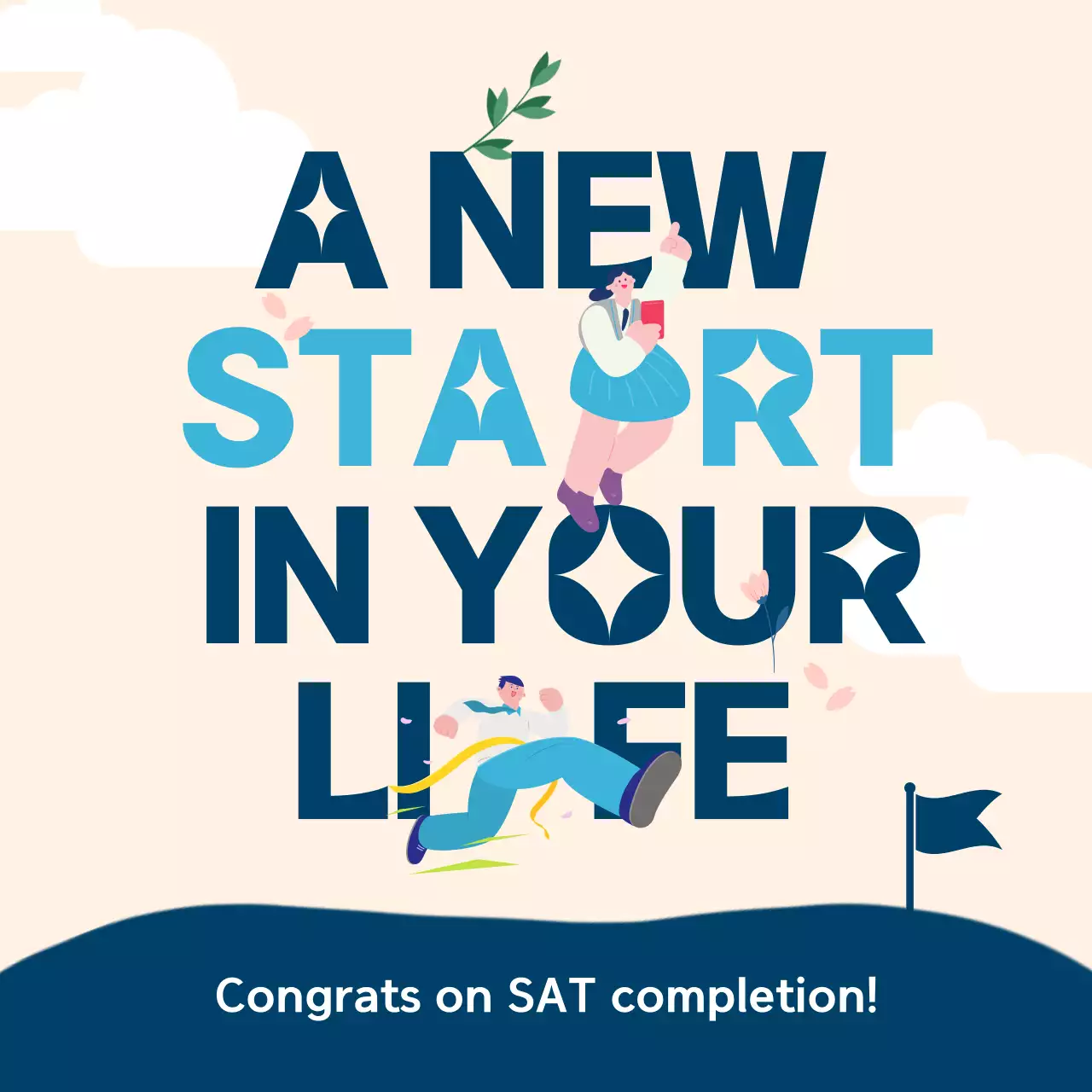 블루모던교육 공지 소셜미디어 게시물