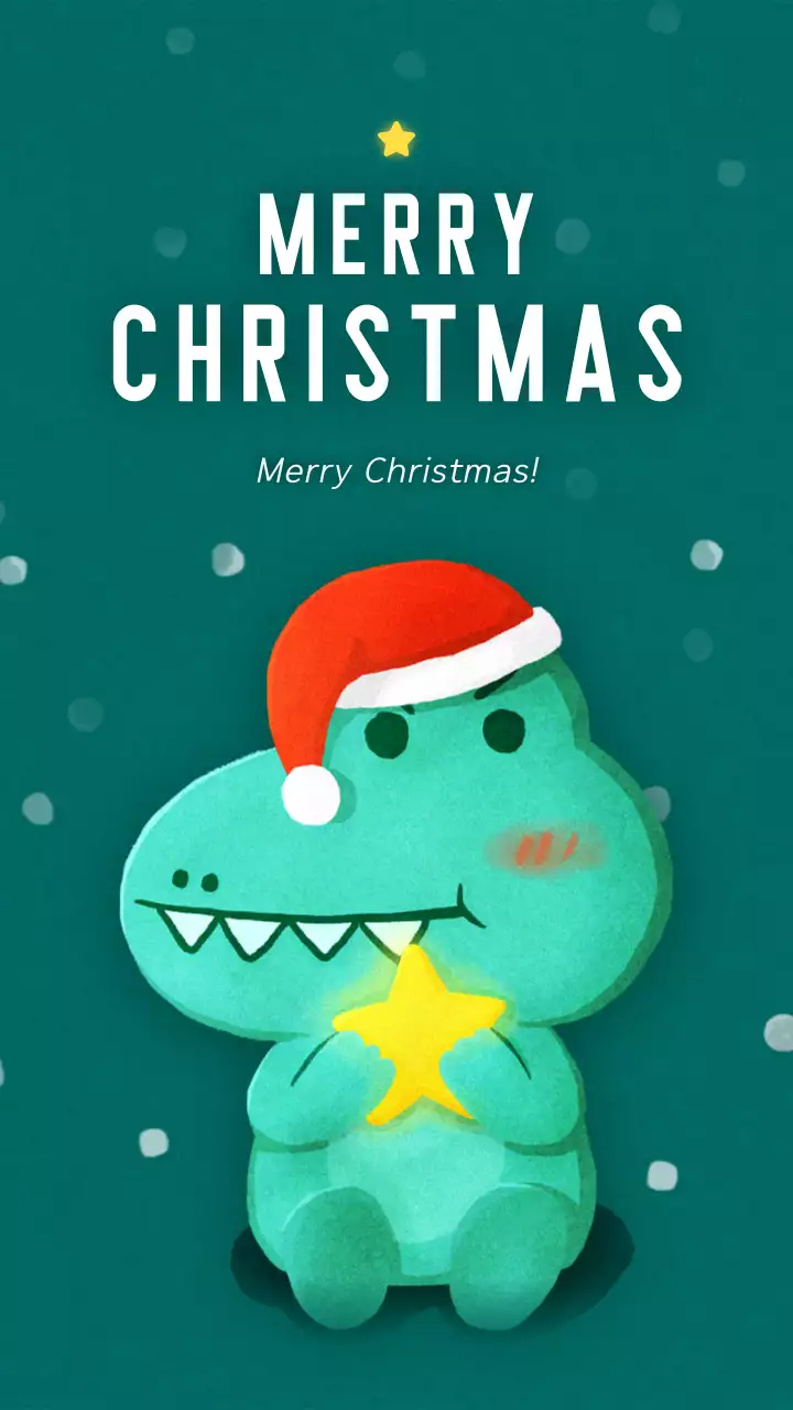 Saudações de Natal com um tema de inverno