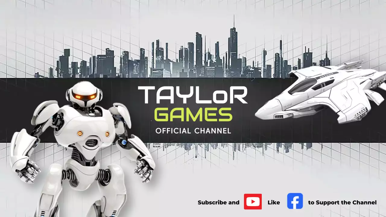 White Futuristic Gaming Advertisement YouTube Thumbnail