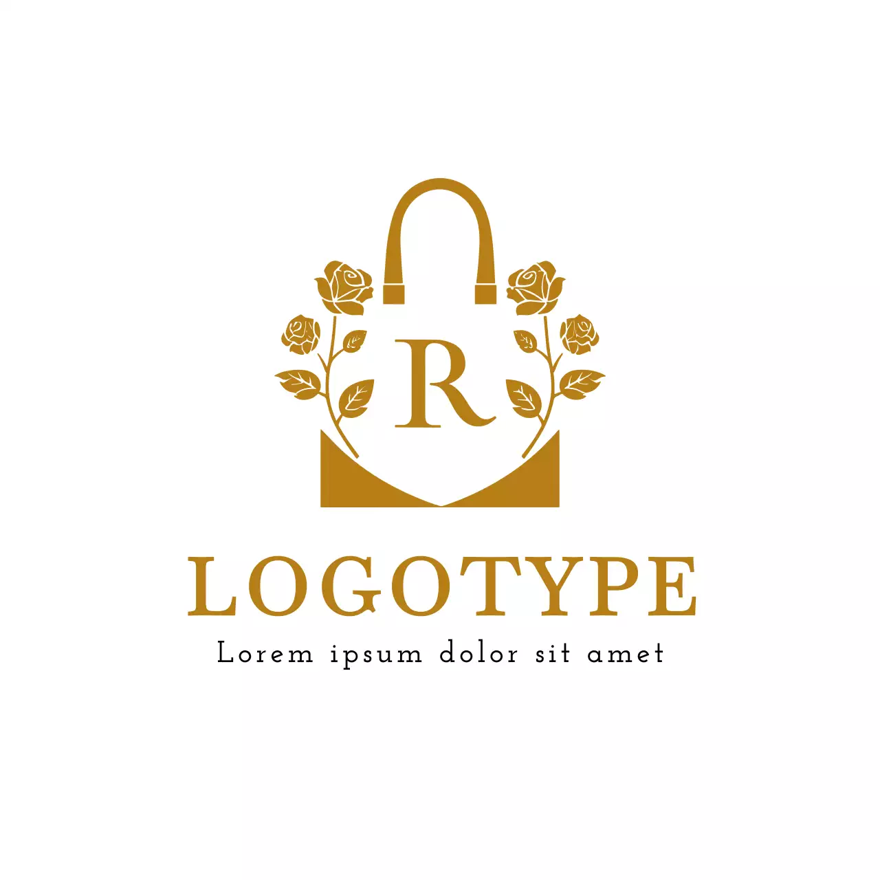 Gold Elegant Design Logo