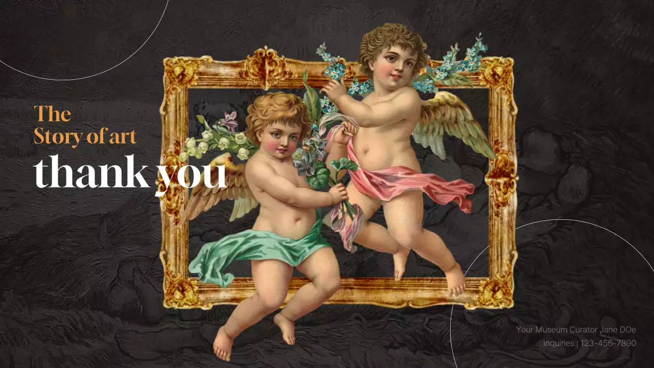 Brown Vintage Art Guide Presentation