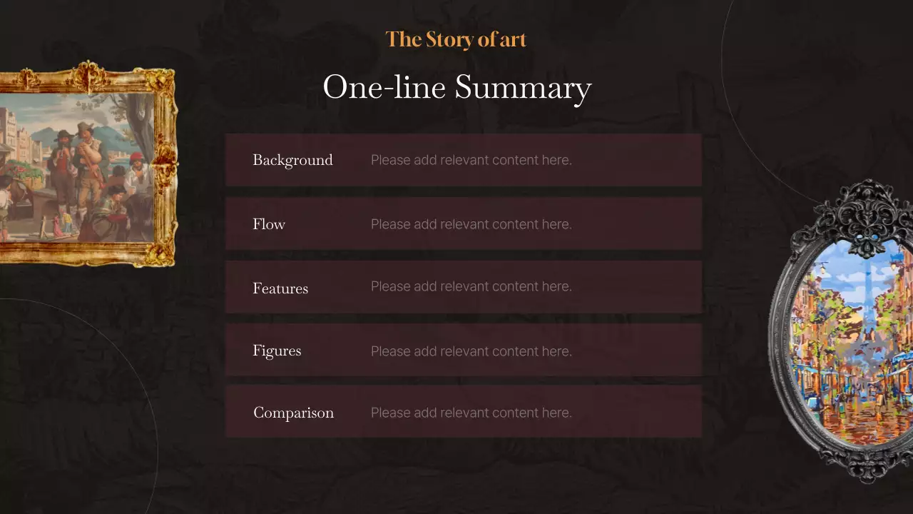 Brown Vintage Art Guide Presentation