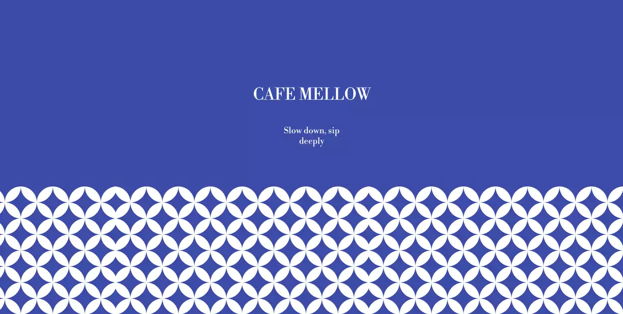 青 シンプル カフェ 看板 パターン