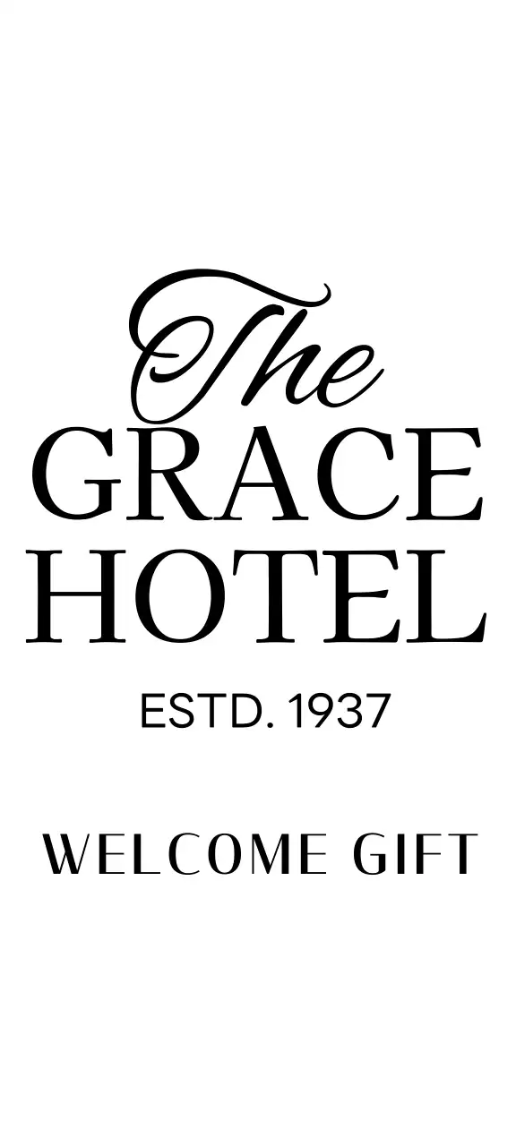 세리프체와 필기체가 있는 고급스러운 느낌의 호텔