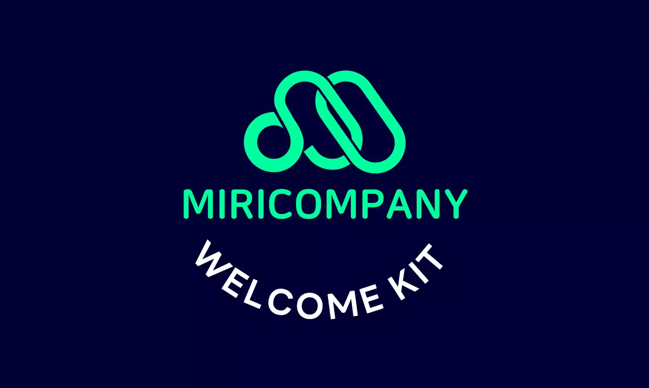 기업 로고가 있는 심플한 느낌의 웰컴 키트 굿즈