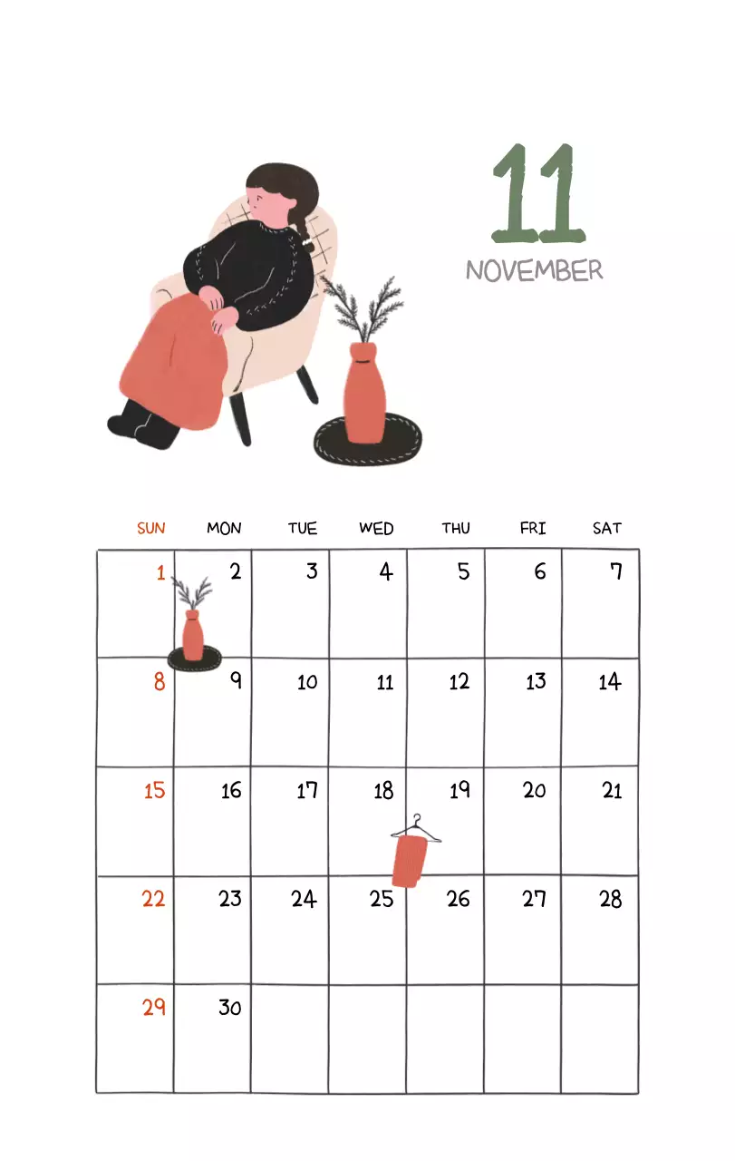 알록달록한 귀여운 일상 일러스트 컨셉