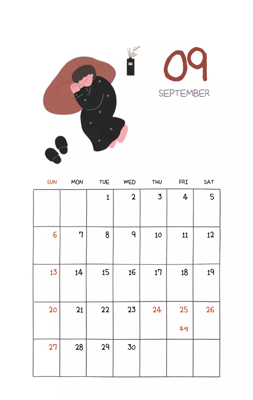 알록달록한 귀여운 일상 일러스트 컨셉