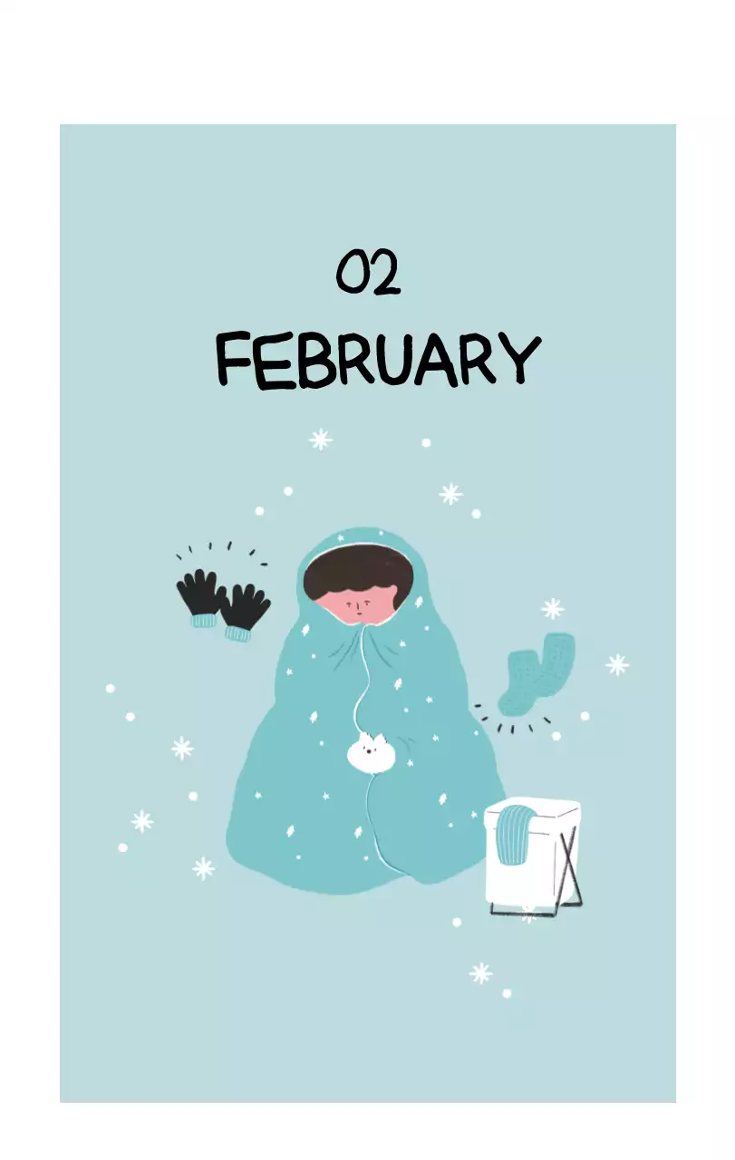 알록달록한 귀여운 일상 일러스트 컨셉