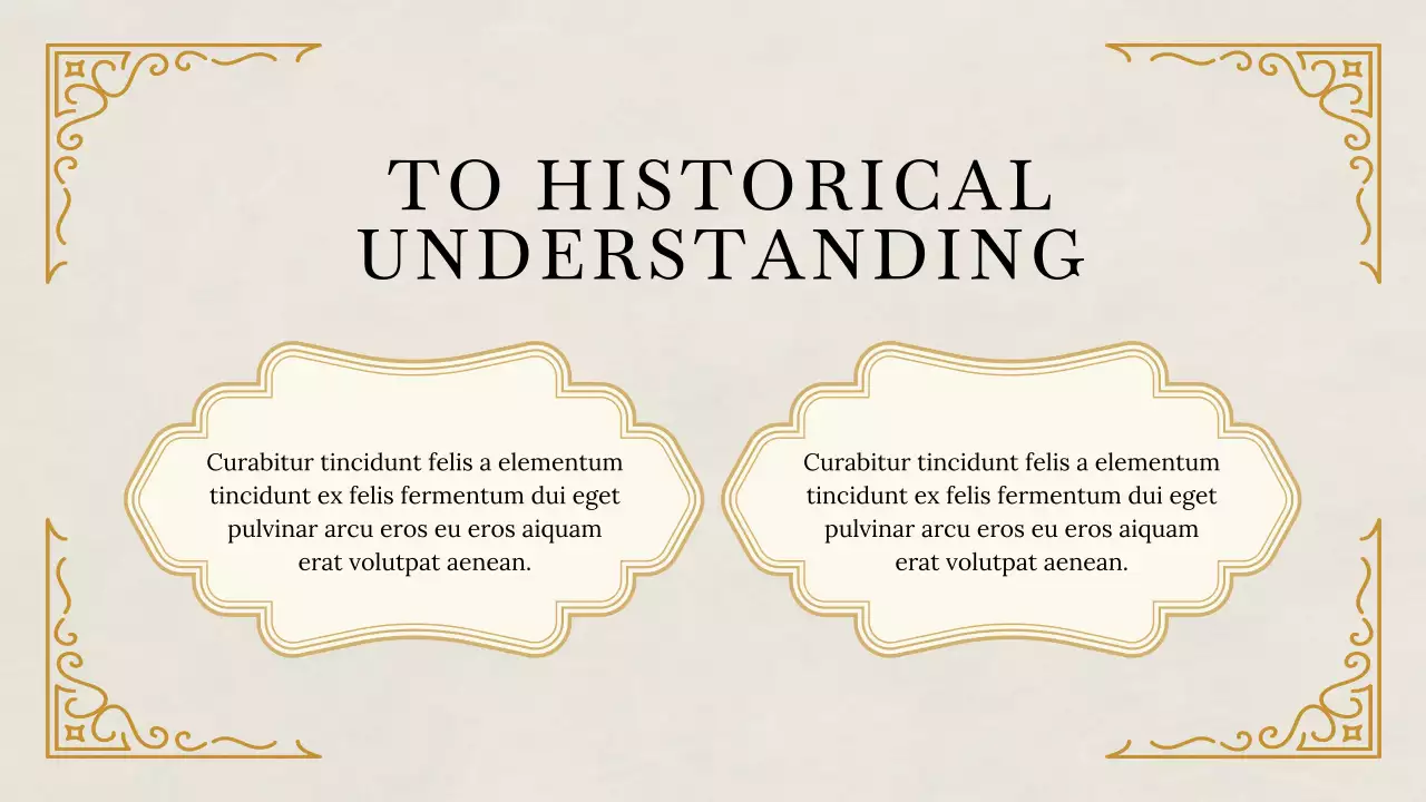 Beige Classic Historical Literature Lecture Presentation