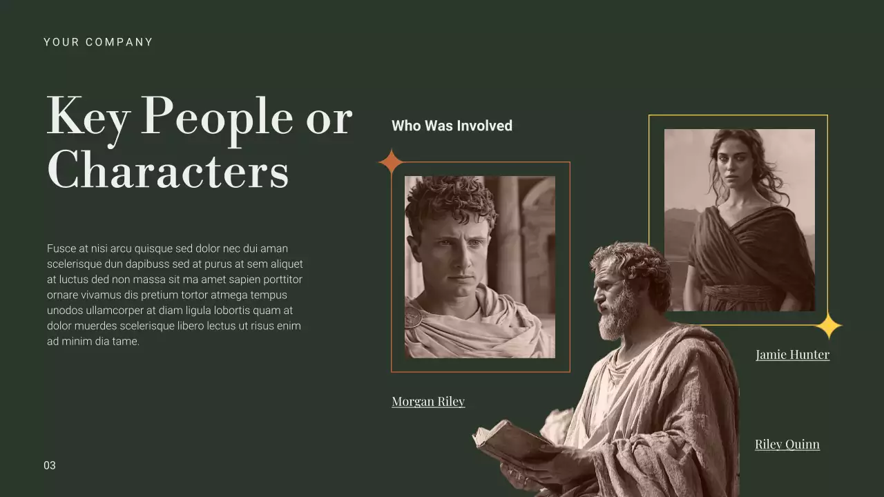 Green Vintage Historical Event Class Presentation