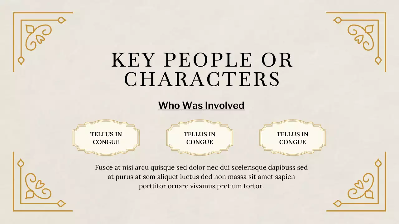 Beige Classic Historical Literature Lecture Presentation