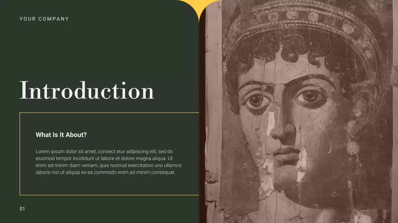 Green Vintage Historical Event Class Presentation